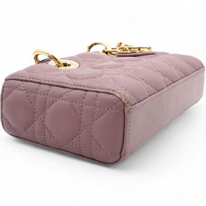 Lambskin Cannage Dioramour Lady D-Joy Purple