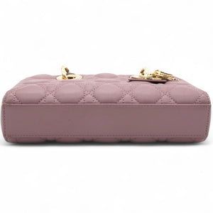 Lambskin Cannage Dioramour Lady D-Joy Purple
