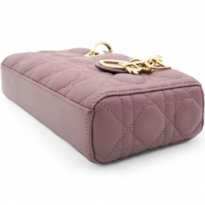 Lambskin Cannage Dioramour Lady D-Joy Purple