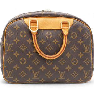 Brown Canvas Monogram Trouville Handbag
