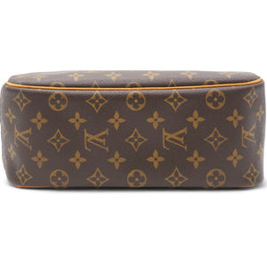 Brown Canvas Monogram Trouville Handbag