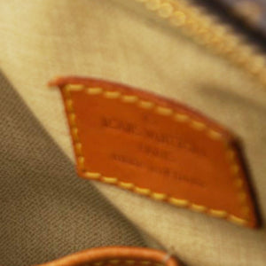 Brown Canvas Monogram Trouville Handbag