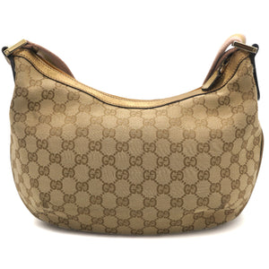 GG Canvas Sherry Line Cross-body Bag Beige Gold