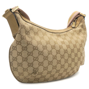 GG Canvas Sherry Line Cross-body Bag Beige Gold