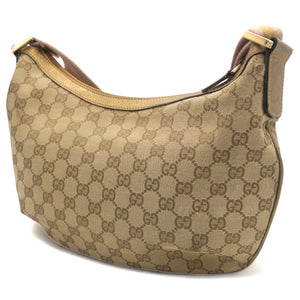 GG Canvas Sherry Line Cross-body Bag Beige Gold