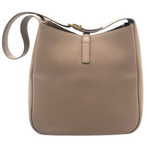 Le 5 A 7 Supple Small in Grained Leather Dusty Grey