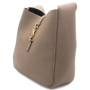 Le 5 A 7 Supple Small in Grained Leather Dusty Grey