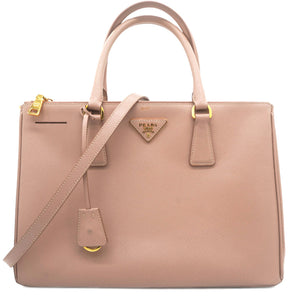 Saffiano Lux Medium Galleria Tote Cameo