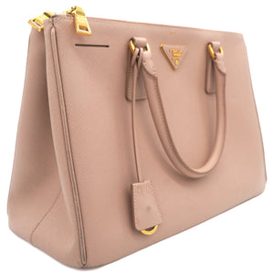 Saffiano Lux Medium Galleria Tote Cameo