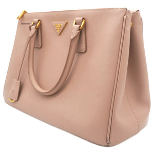 Saffiano Lux Medium Galleria Tote Cameo