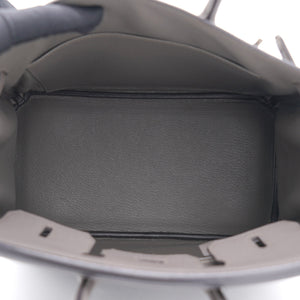 Togo Birkin 25 Gris Etain Palladium Hardware