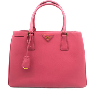 Saffiano Lux Medium Galleria Tote Fuschia