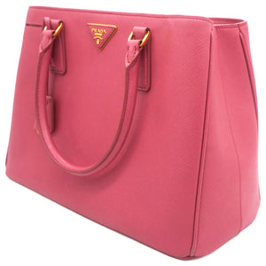 Saffiano Lux Medium Galleria Tote Fuschia