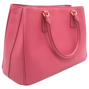 Saffiano Lux Medium Galleria Tote Fuschia