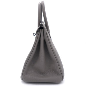 Togo Birkin 25 Gris Etain Palladium Hardware