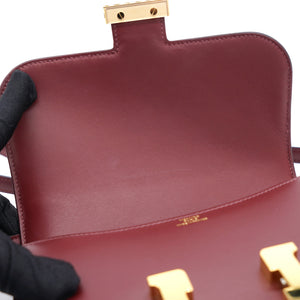 Sombrero Leather Constance 18 Red Yellow Gold Hardware