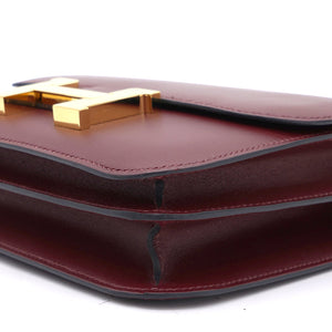 Sombrero Leather Constance 18 Red Yellow Gold Hardware