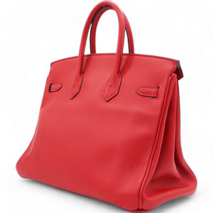 Swift Birkin 25 Rouge Casaque