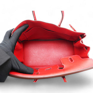 Swift Birkin 25 Rouge Casaque