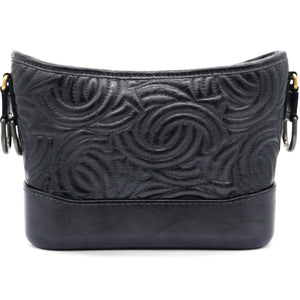 CC Quilted Small Gabrielle Hobo Black