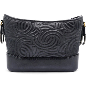 CC Quilted Small Gabrielle Hobo Black