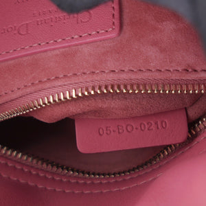Ultra Matte Calfskin Cannage Mini Lady Dior Pink