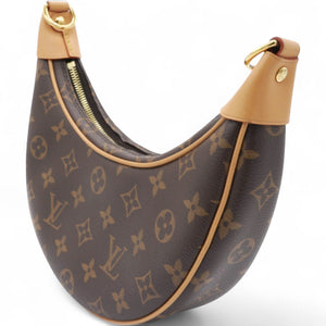 Monogram Loop Shoulder Bag Brown