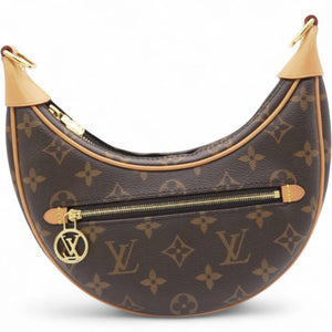 Monogram Loop Shoulder Bag Brown