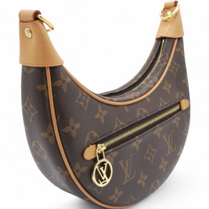 Monogram Loop Shoulder Bag Brown