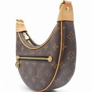 Monogram Loop Shoulder Bag Brown