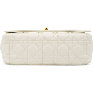 Lambskin Cannage Medium Caro Bag Ivory