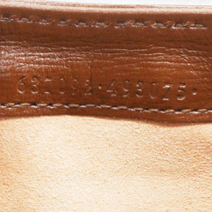 GG Supreme Monogram Azalea Web Mini Jackie 1961 Hobo Beige Ebony Brown Sugar