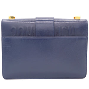 30 Montaigne Bag Navy Blue Calfskin