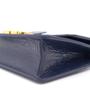 30 Montaigne Bag Navy Blue Calfskin