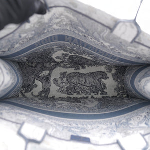 Gradient Blue Toile de Jouy Large Dior Book Tote