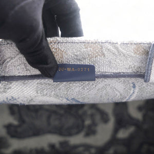 Gradient Blue Toile de Jouy Large Dior Book Tote
