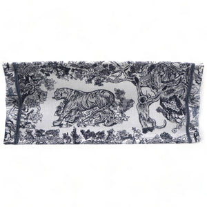 Gradient Blue Toile de Jouy Large Dior Book Tote