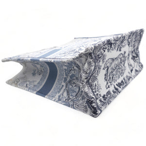 Gradient Blue Toile de Jouy Large Dior Book Tote