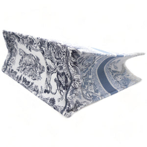 Gradient Blue Toile de Jouy Large Dior Book Tote