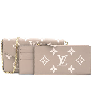 Empreinte Monogram Giant Felicie Pochette Tourterelle Creme