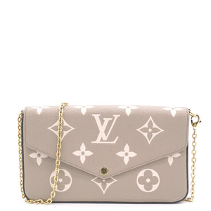 Empreinte Monogram Giant Felicie Pochette Tourterelle Creme