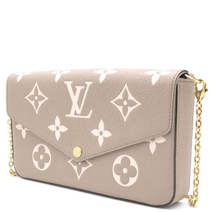 Empreinte Monogram Giant Felicie Pochette Tourterelle Creme