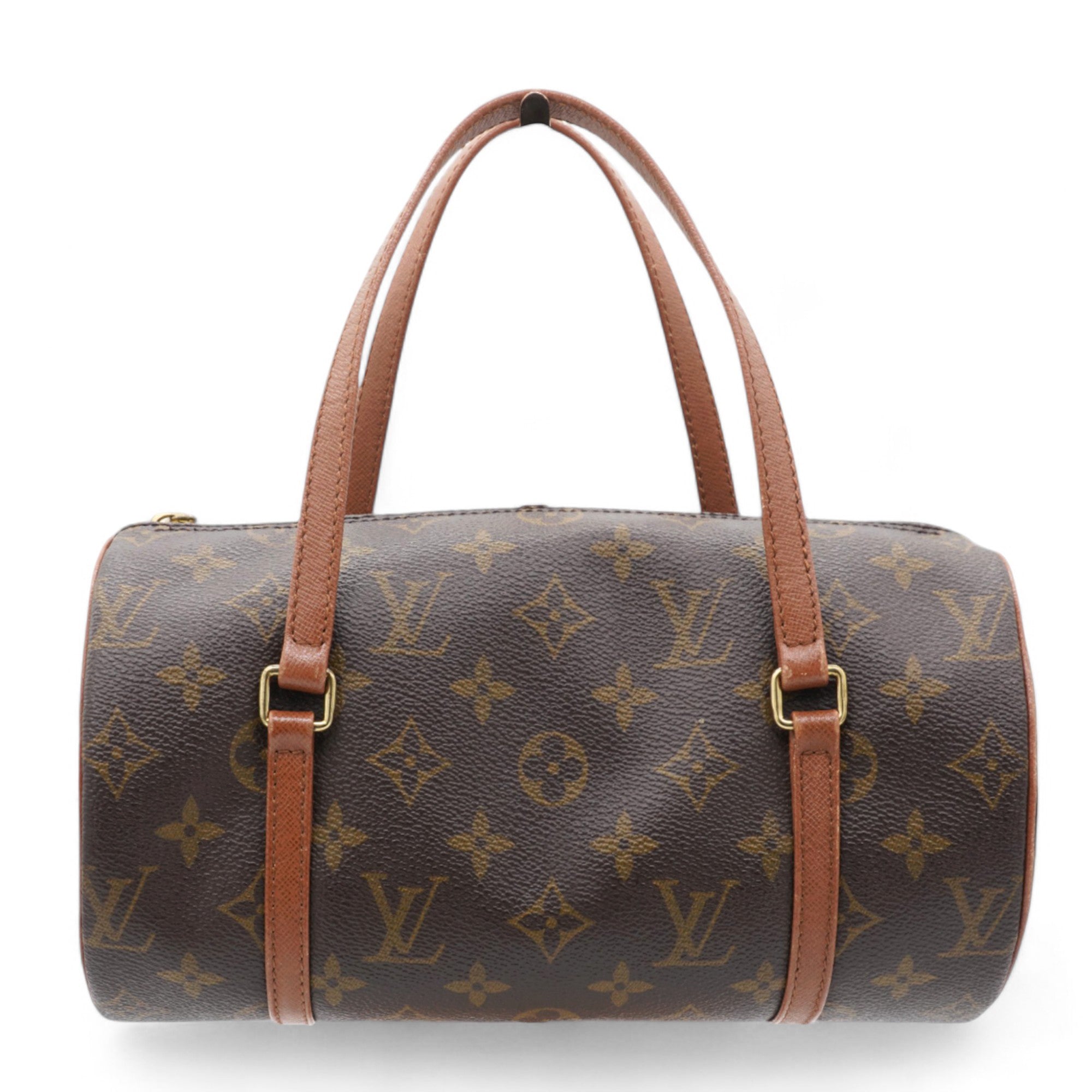 Monogram Papillon 26 Handbag Brown