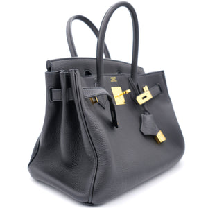 Togo Birkin 30 Black