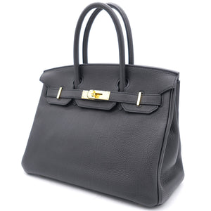 Togo Birkin 30 Black