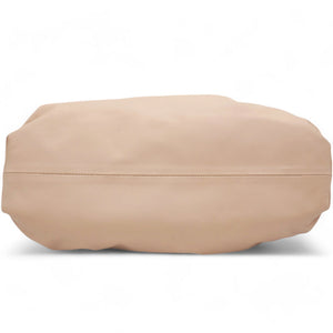 Smooth Butter Calf The Pouch Oversized Clutch Nude