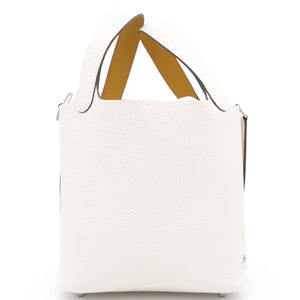 Picotin 18 Clemence Leather Nata/Sesame