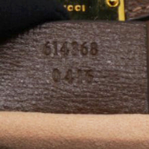 GG Supreme Monogram Mini Clasp Bag Beige Brown