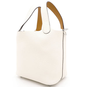 Picotin 18 Clemence Leather Nata/Sesame