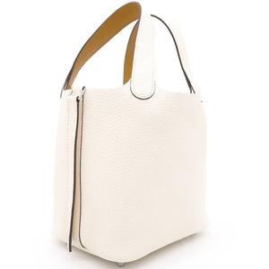 Picotin 18 Clemence Leather Nata/Sesame